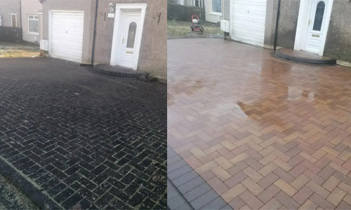 driveway-3 block paving cleaning